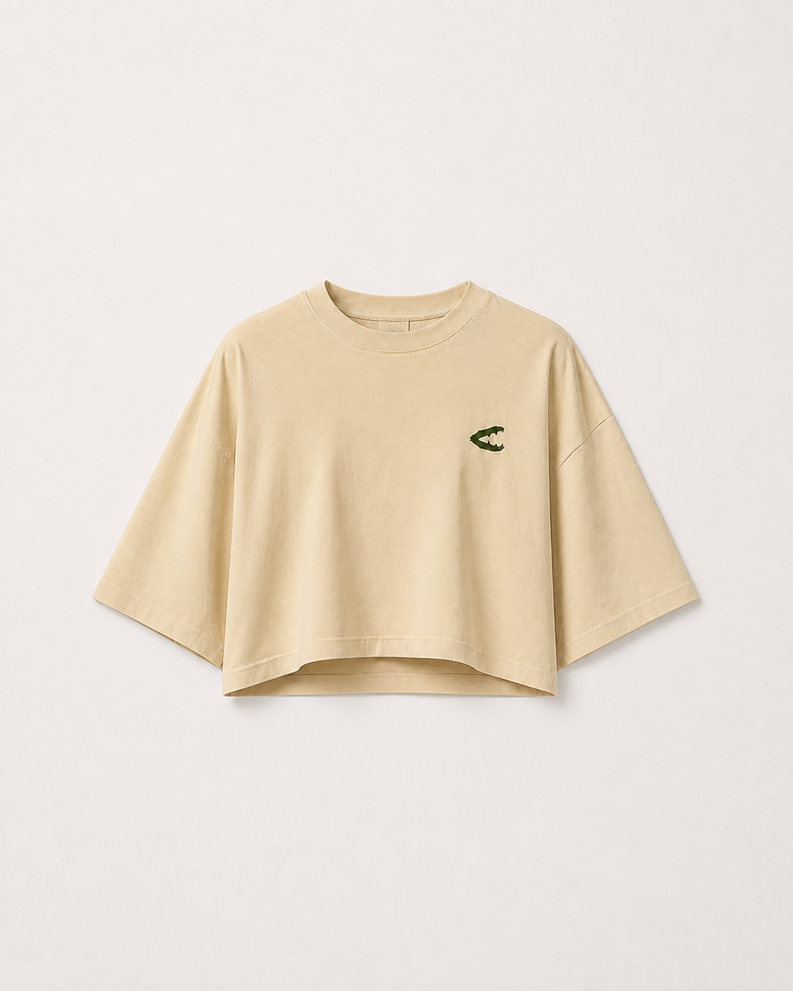 Cropped Oversized CROK Areia